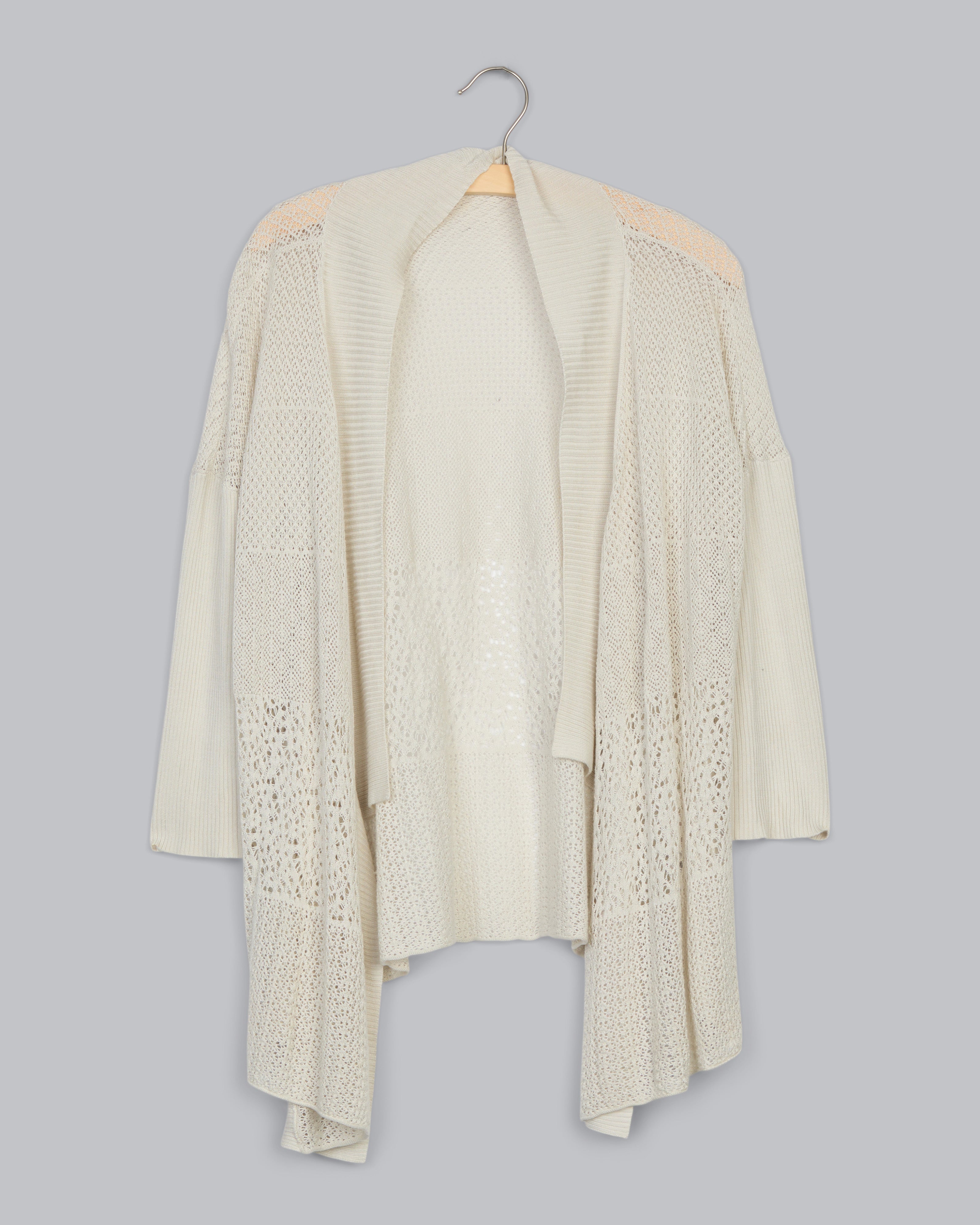 Eileen Fisher Silk Sheen Lace outlet Cardigan Sz M NWOT