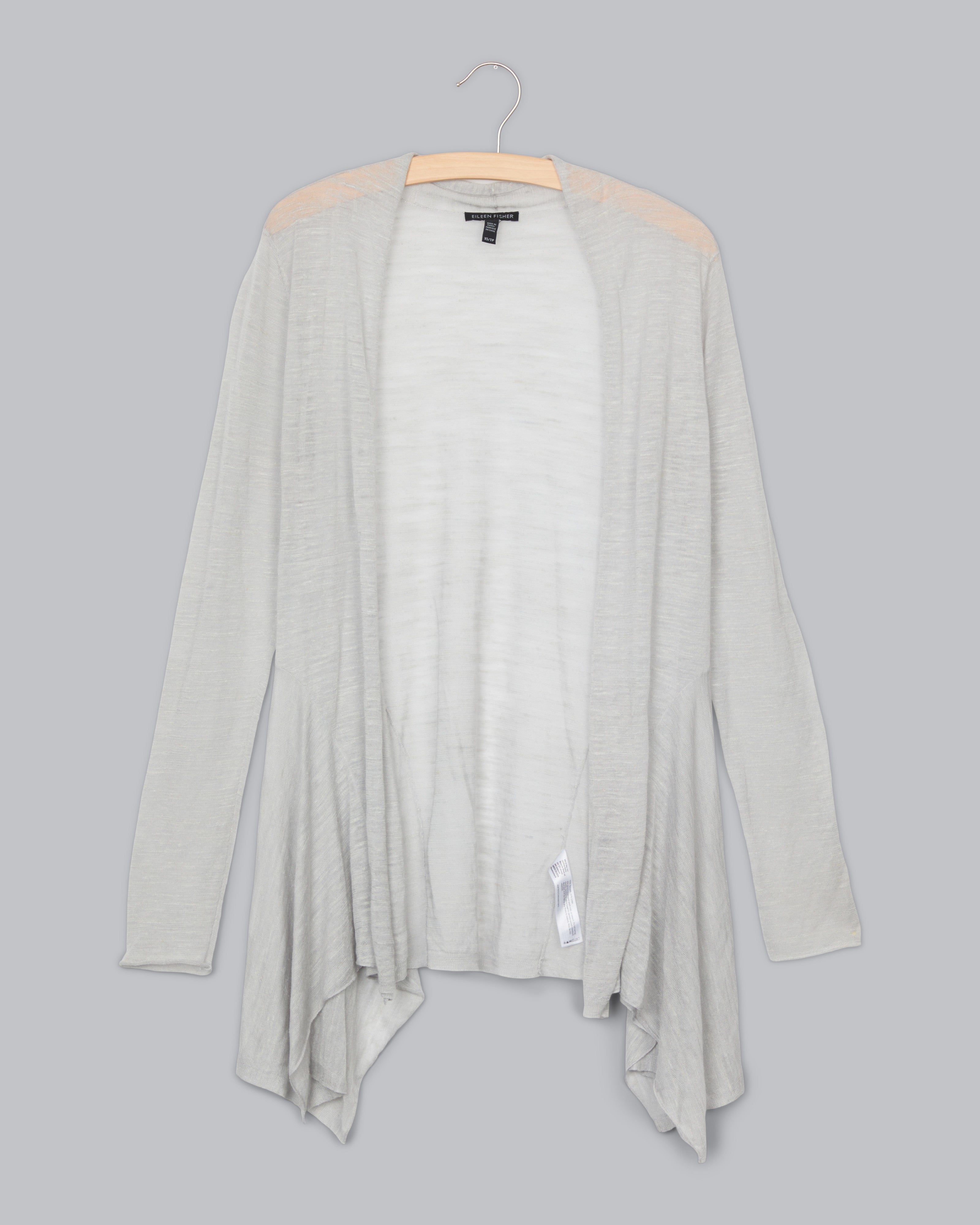 Sheer Tencel Linen Slub Cardigan