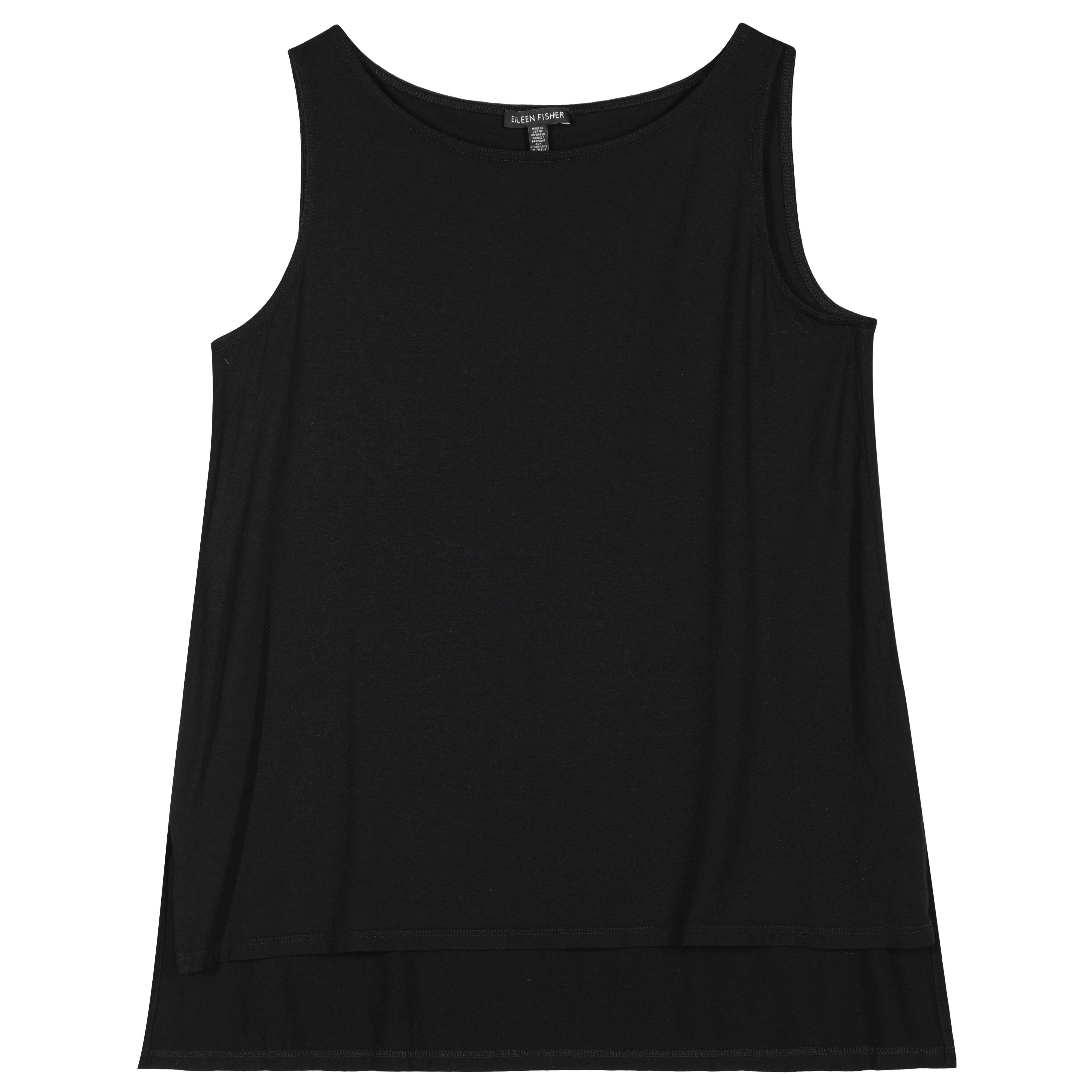 Eileen fisher black tank top deals