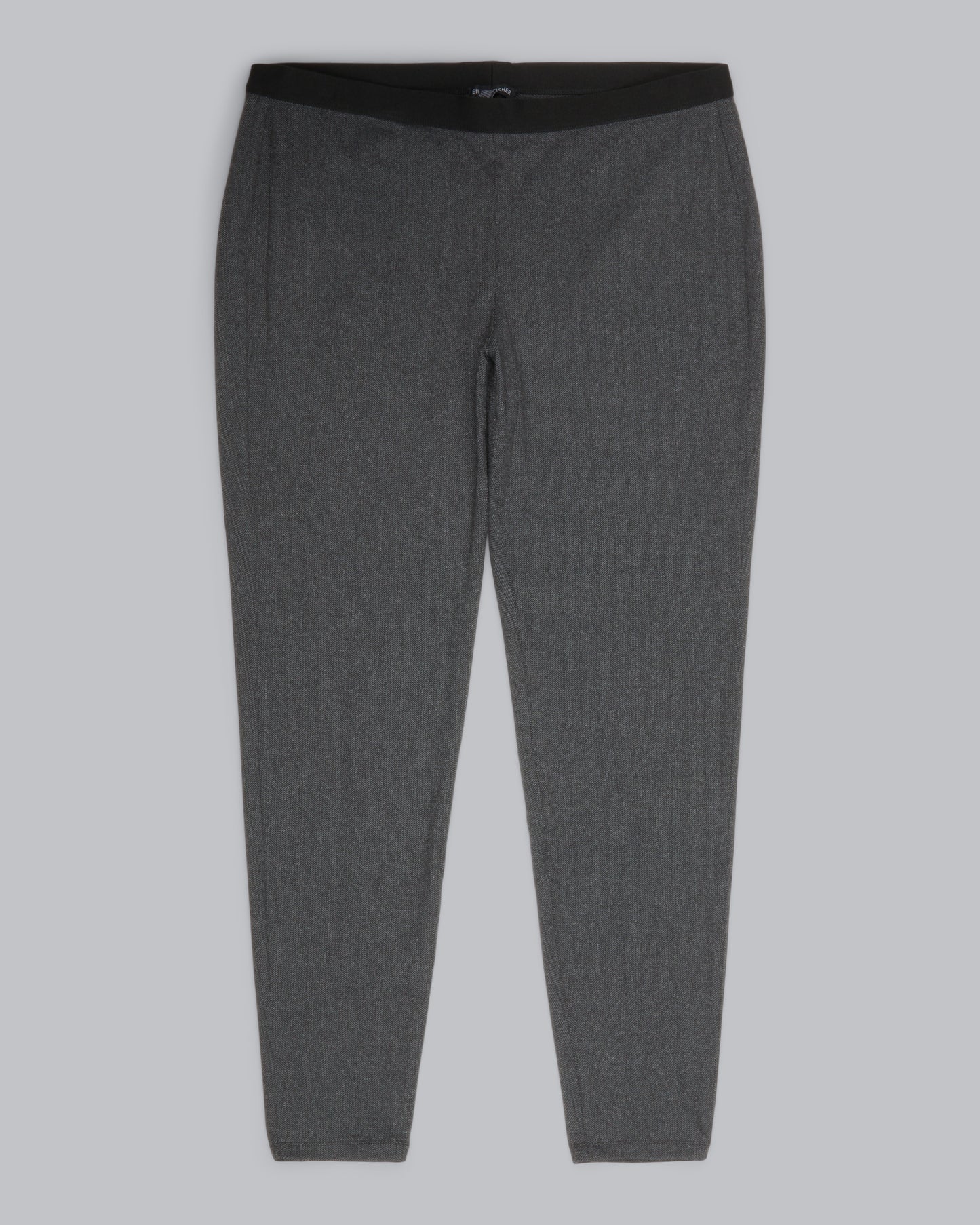 Herringbone Polyester Stretch Pant