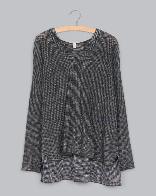 Organic Linen Cotton Slub Pullover