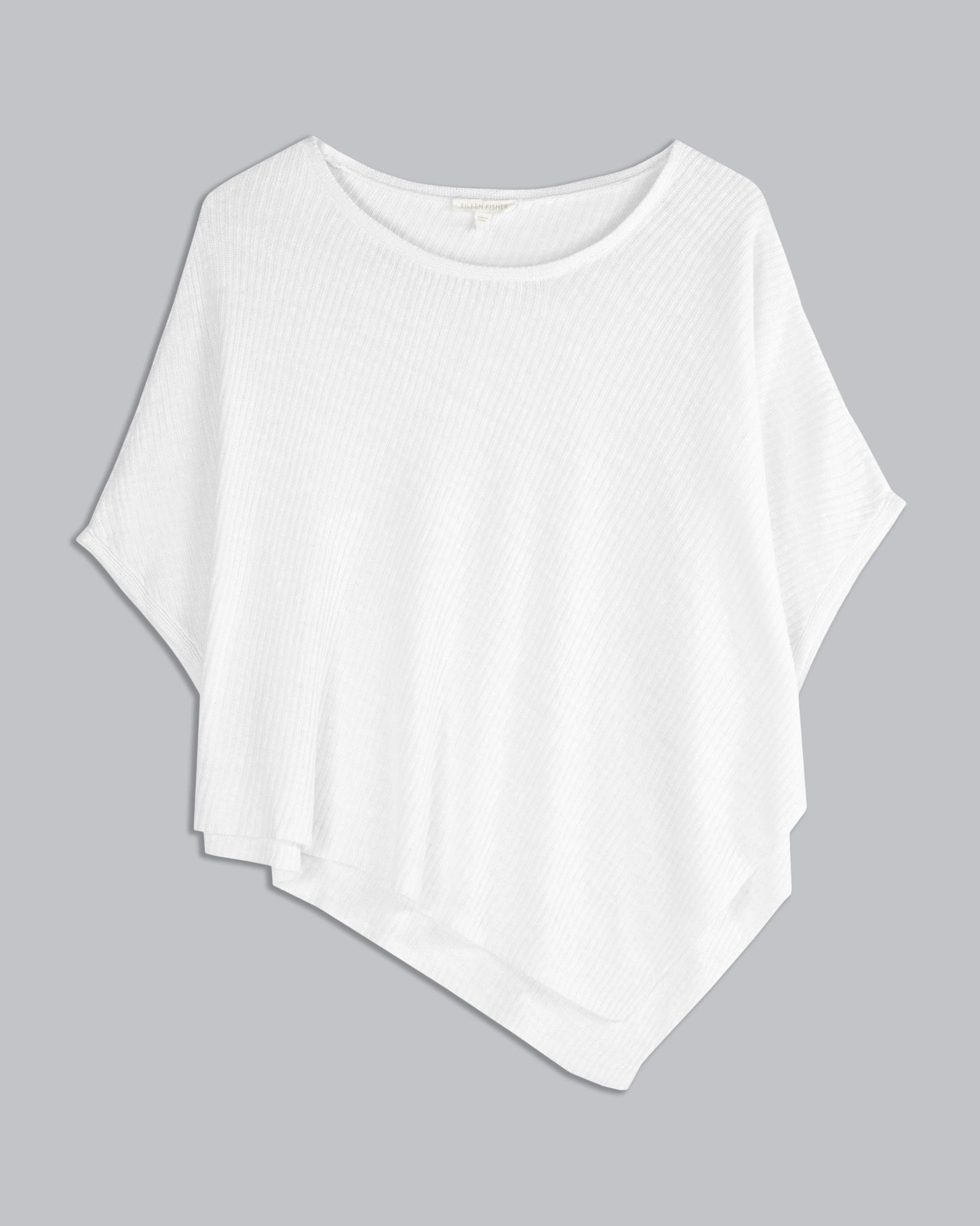 Organic Linen Fine Gauge Rib Pullover