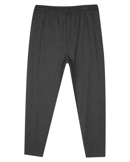 Herringbone Polyester Stretch Pant