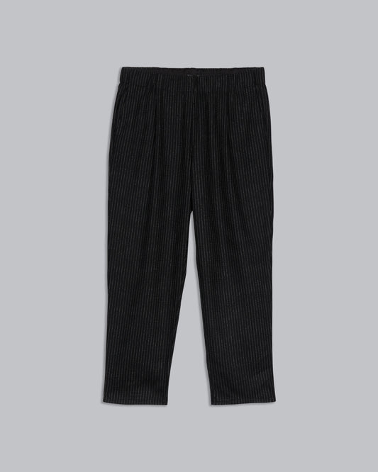 Broken Stripe Wool Flannel Pant