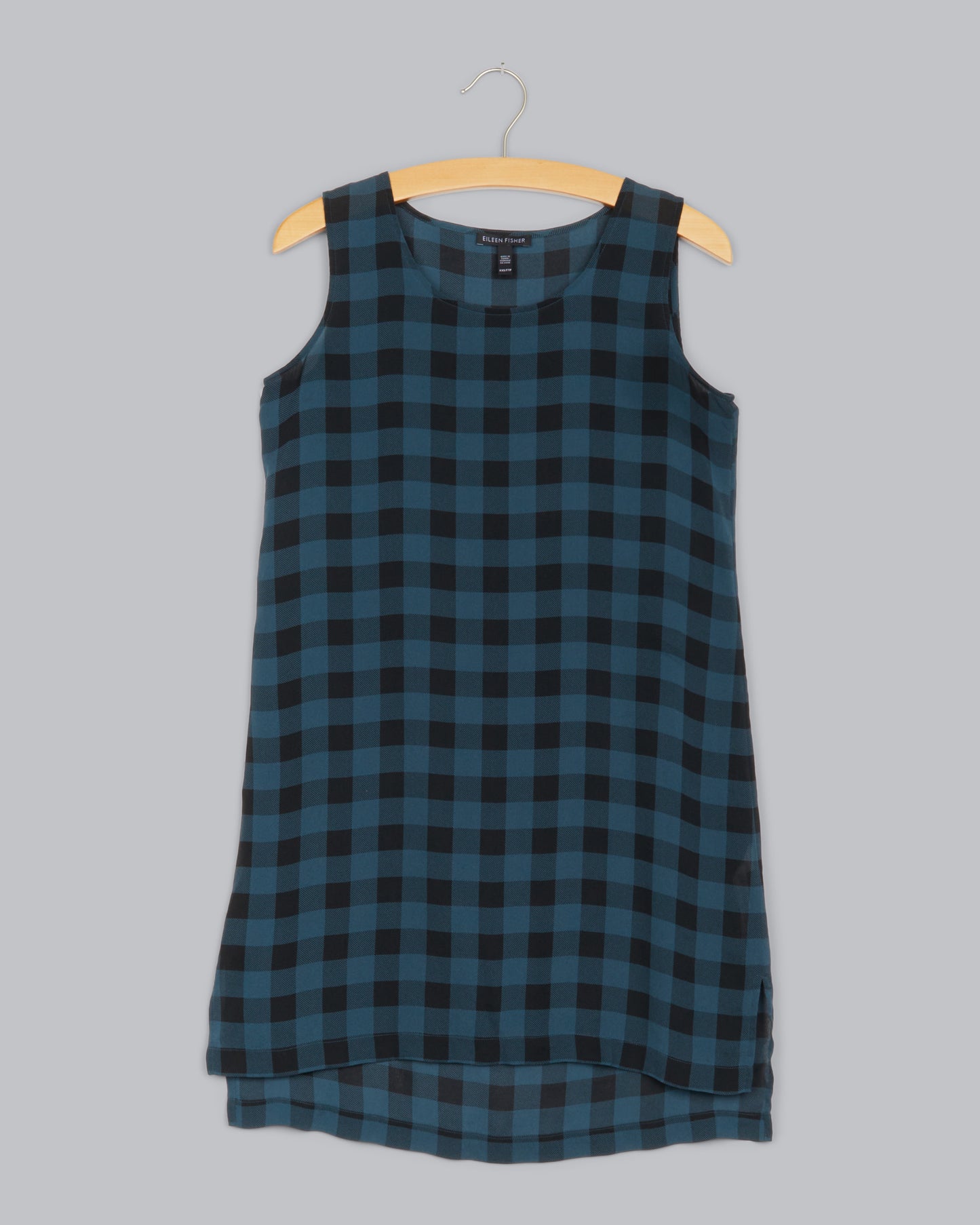 Buffalo Check Printed Silk Tank