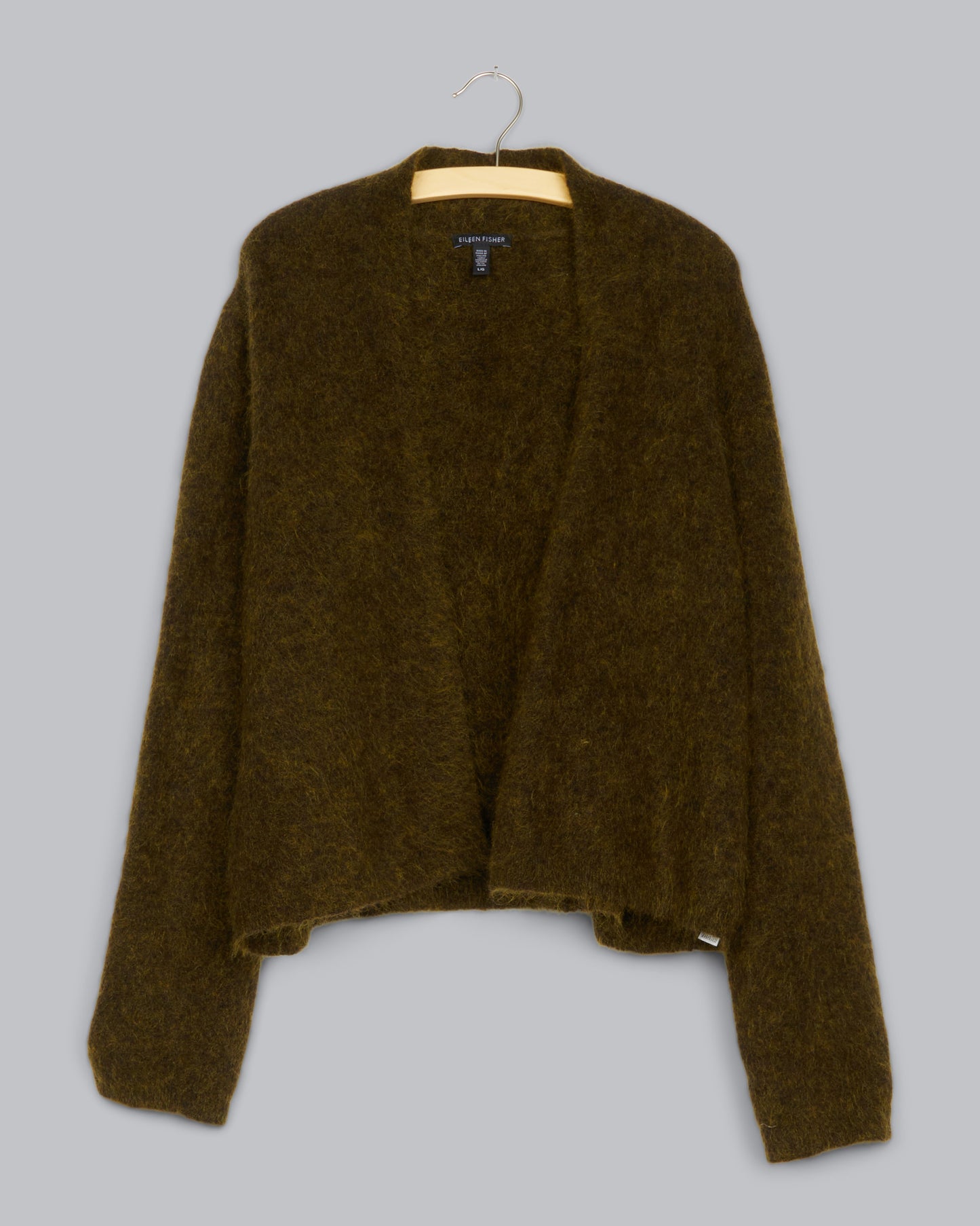 Mohair Plush Melange Cardigan