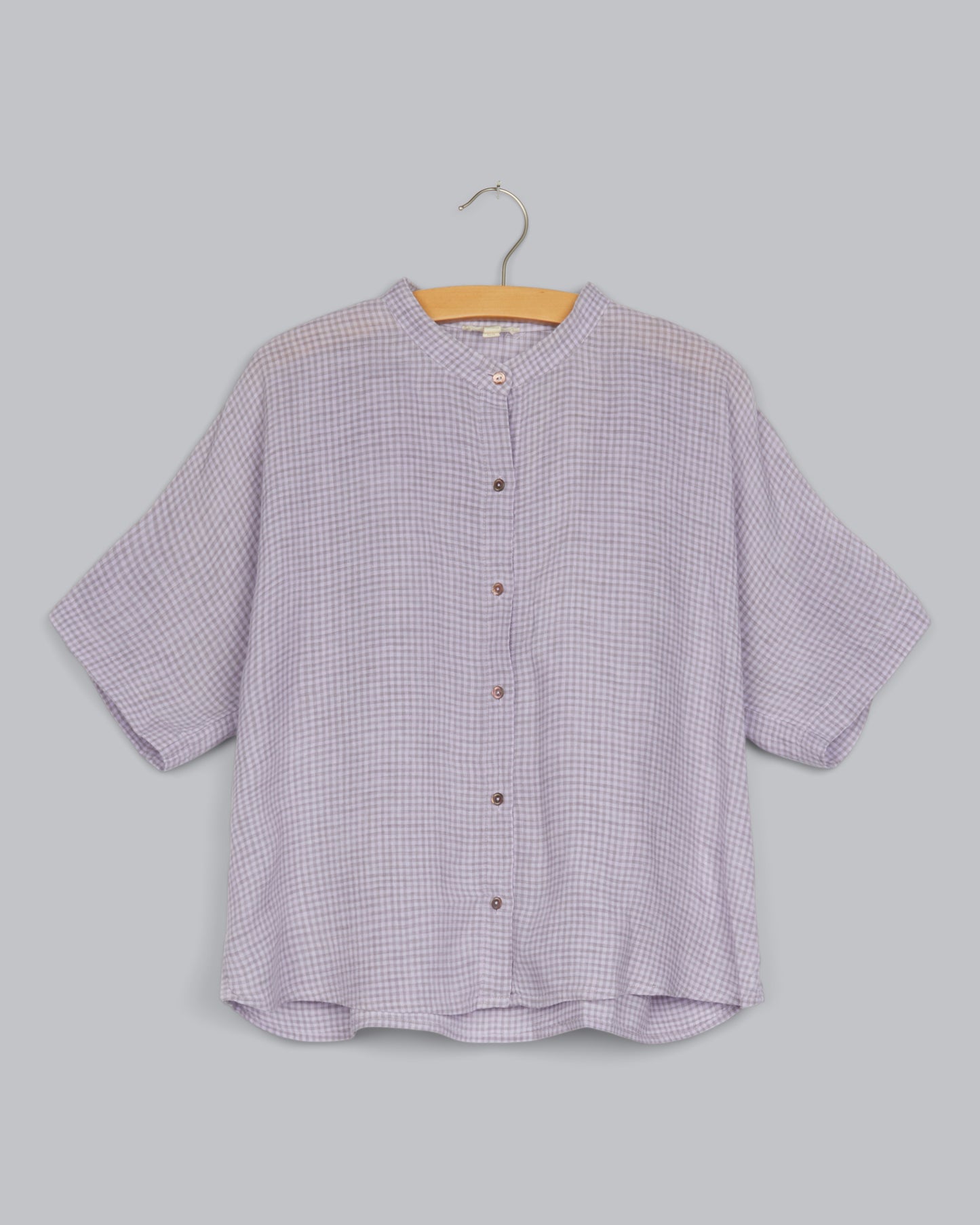 Organic Linen Check Shirt