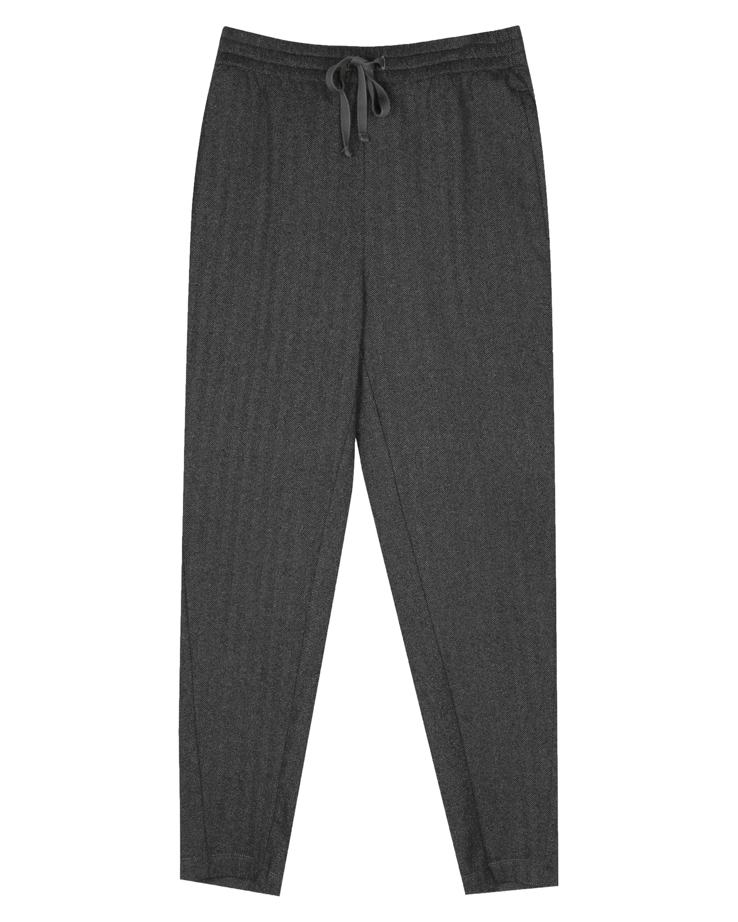 Herringbone Polyester Stretch Pant