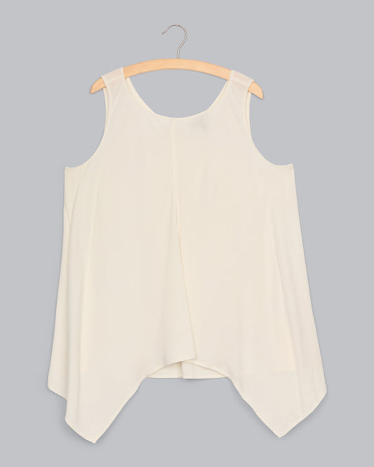 Silk Georgette Crepe Tank