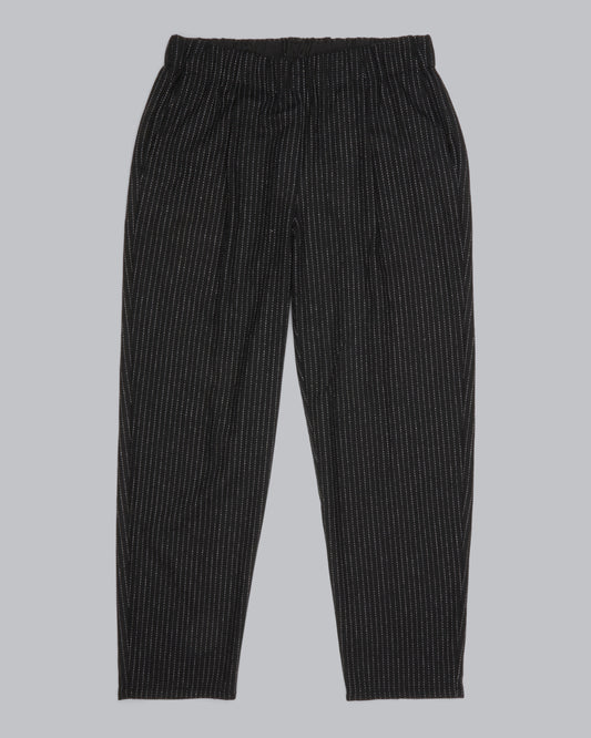 Broken Stripe Wool Flannel Pant