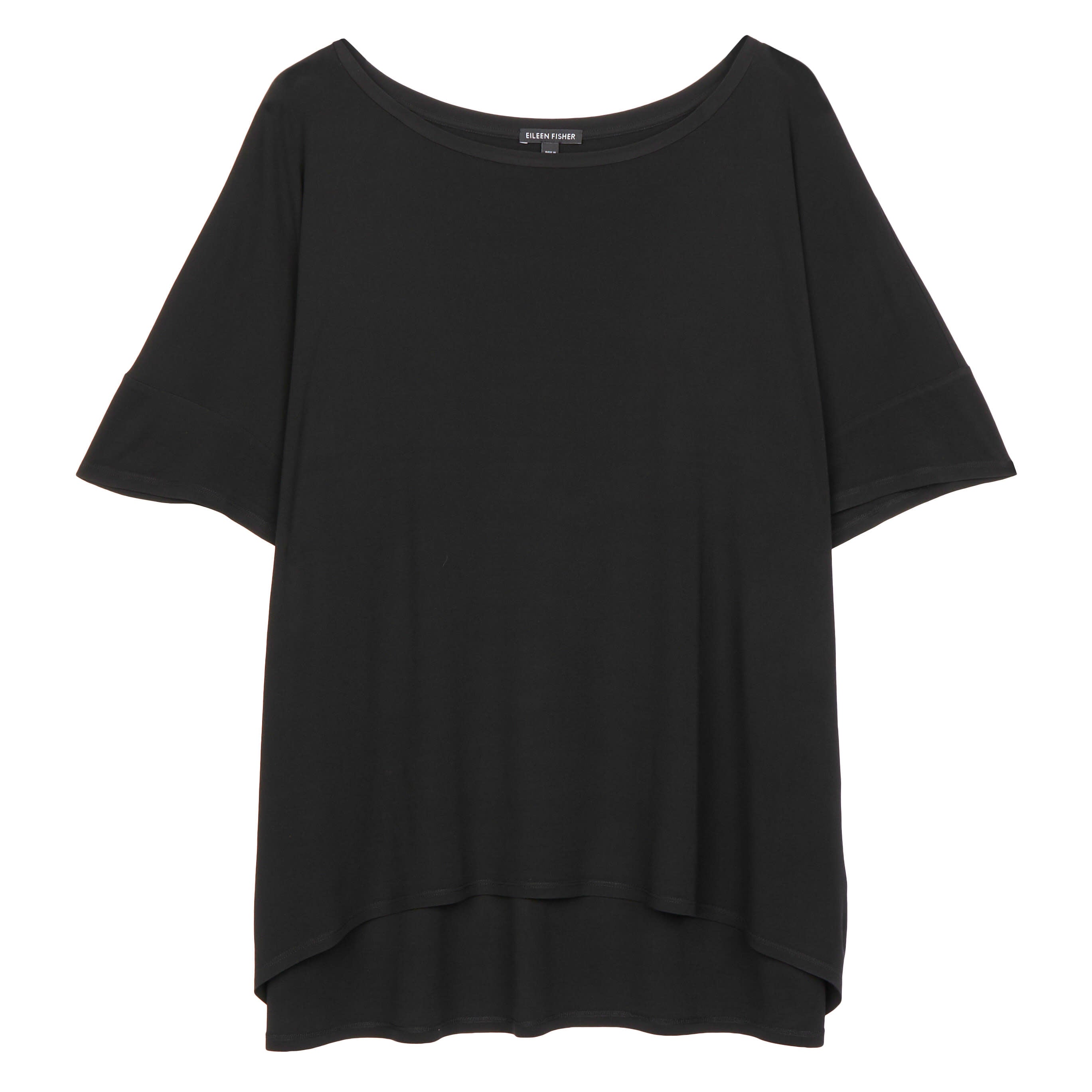 Stretch Silk Jersey Tee – Eileen Fisher Renew