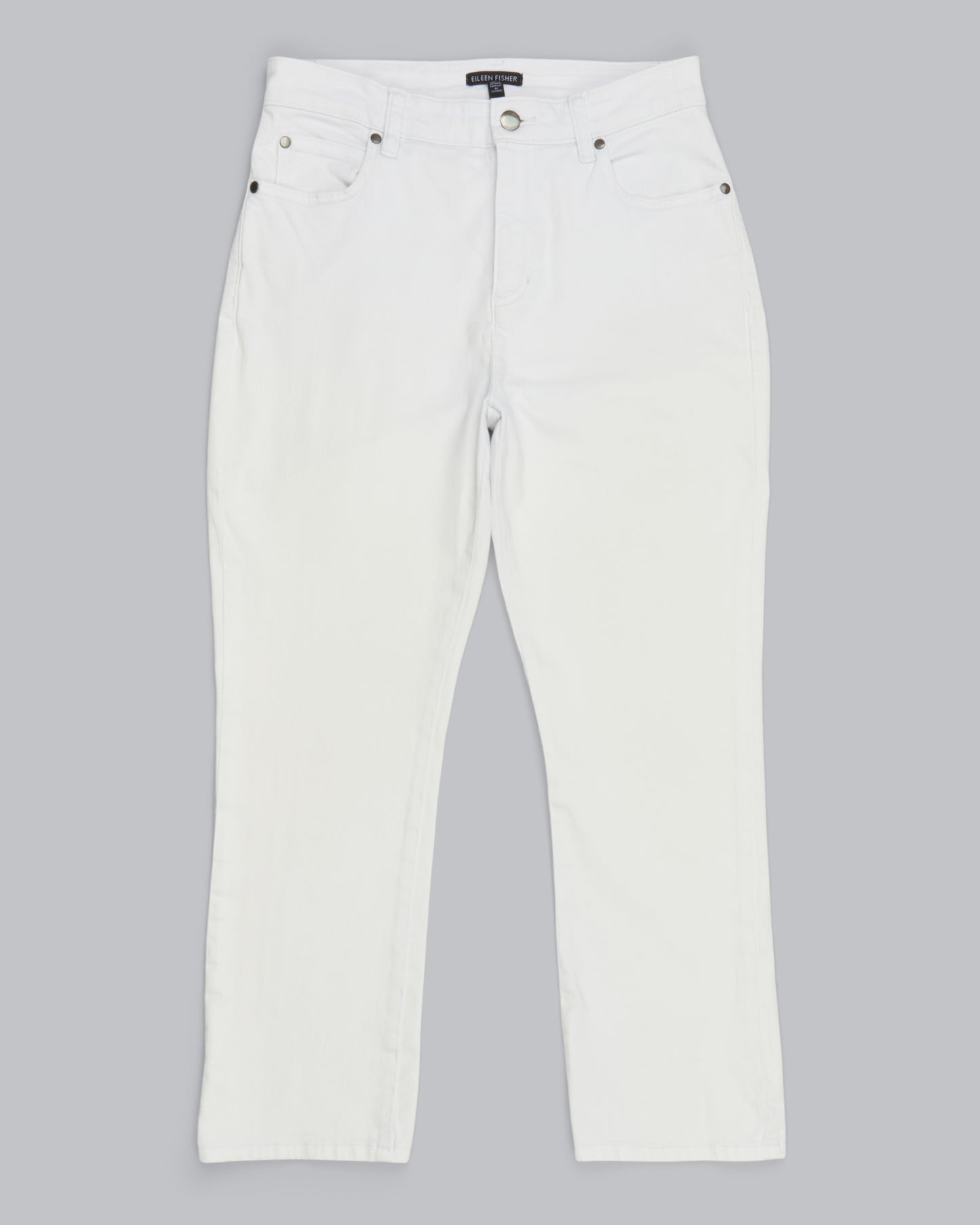 Garment Dyed Organic Cotton Stretch Denim Pant