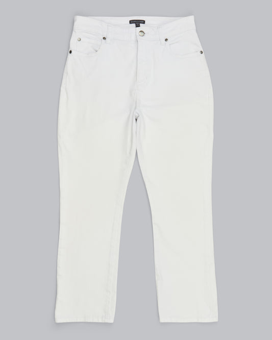 Garment Dyed Organic Cotton Stretch Denim Pant