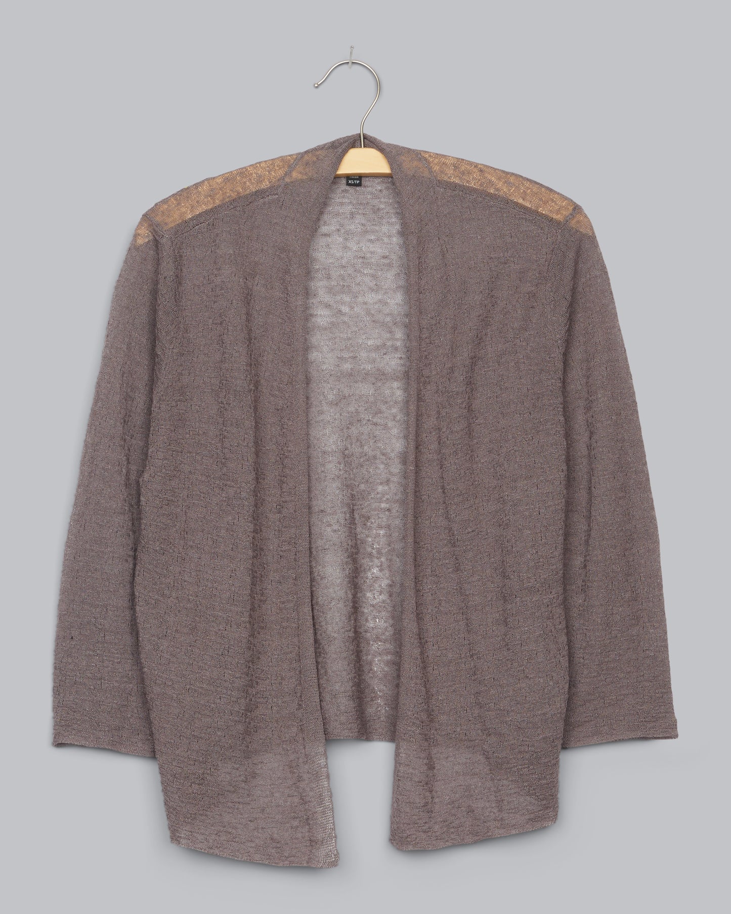 Fine Organic Linen Crepe Cardigan