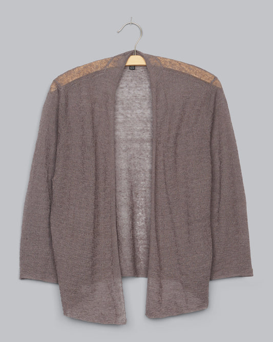 Fine Organic Linen Crepe Cardigan