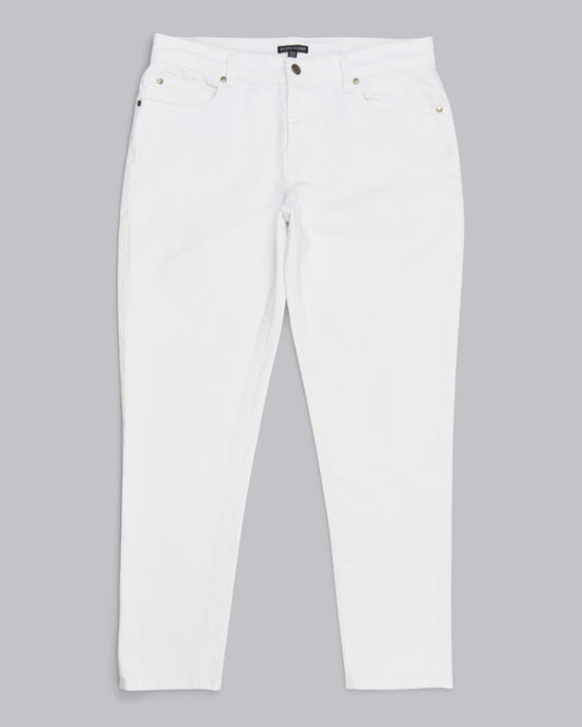 Garment Dyed Organic Cotton Stretch Denim Pant