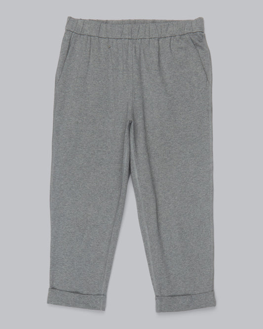 Heathered Organic Cotton Stretch Jersey Pant