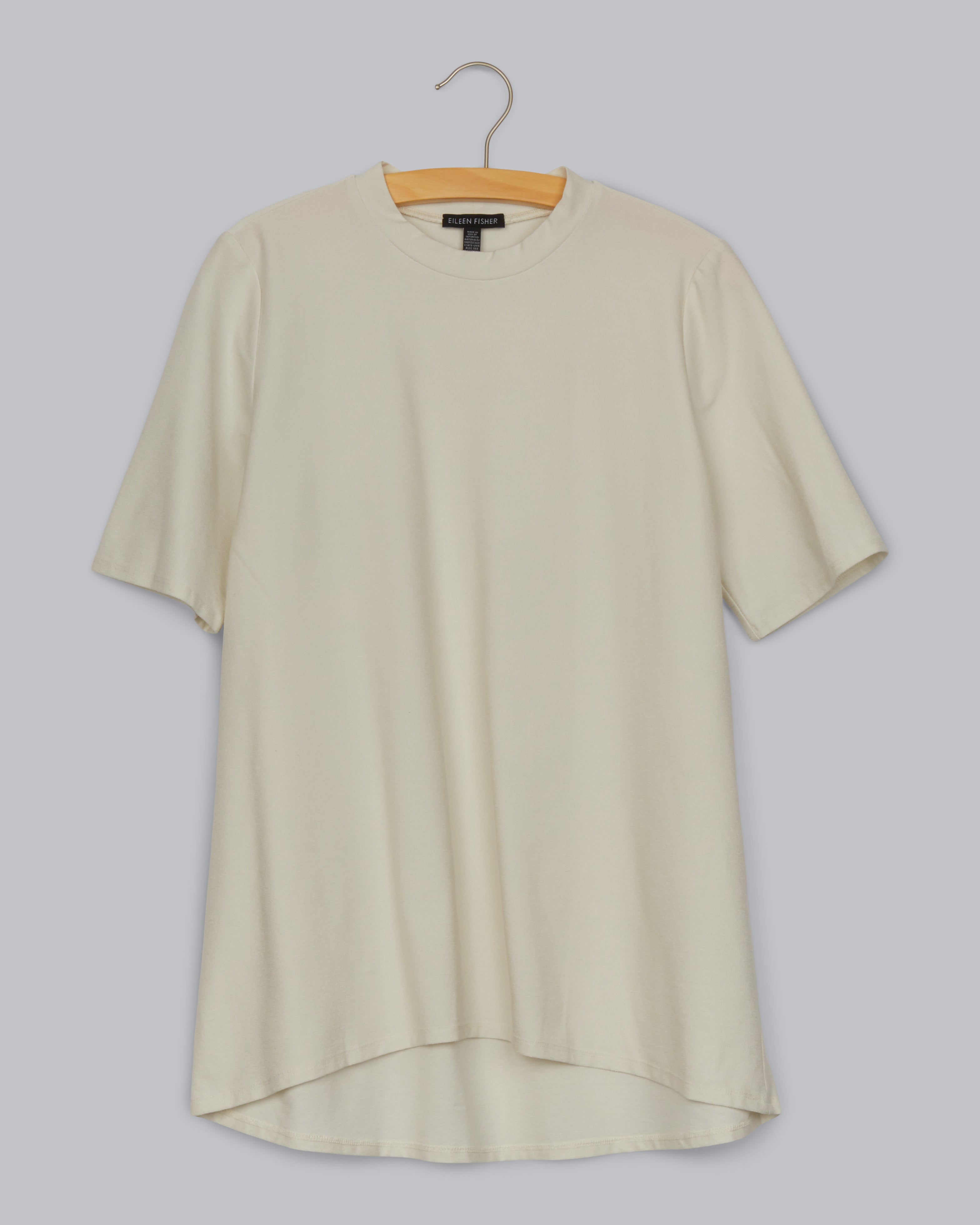 Lightweight Washable Stretch Crepe Blouse – Eileen Fisher Renew