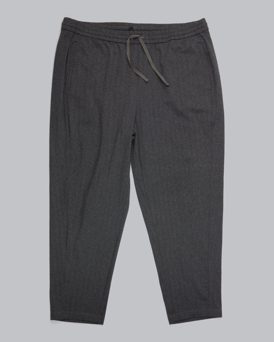 Herringbone Polyester Stretch Pant