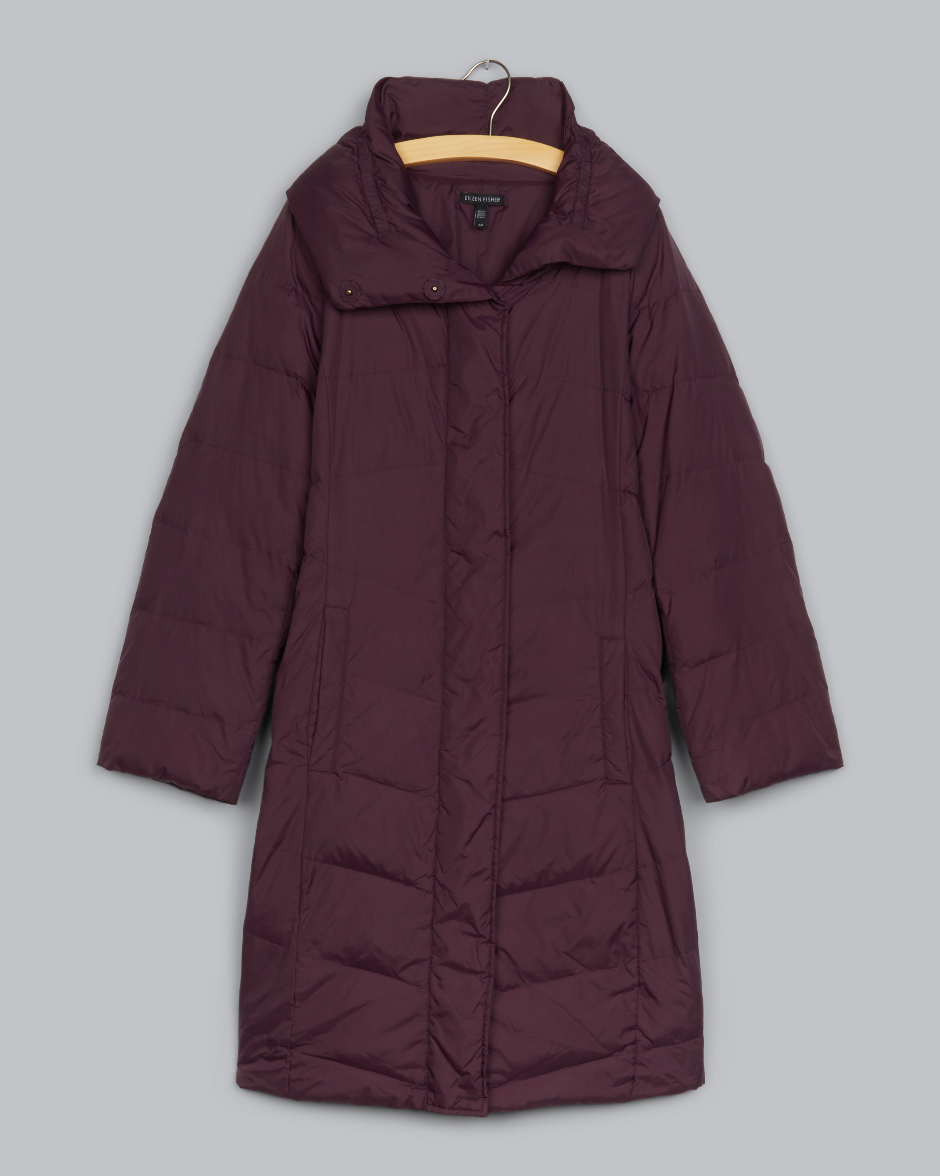 Eileen fisher down coat hotsell