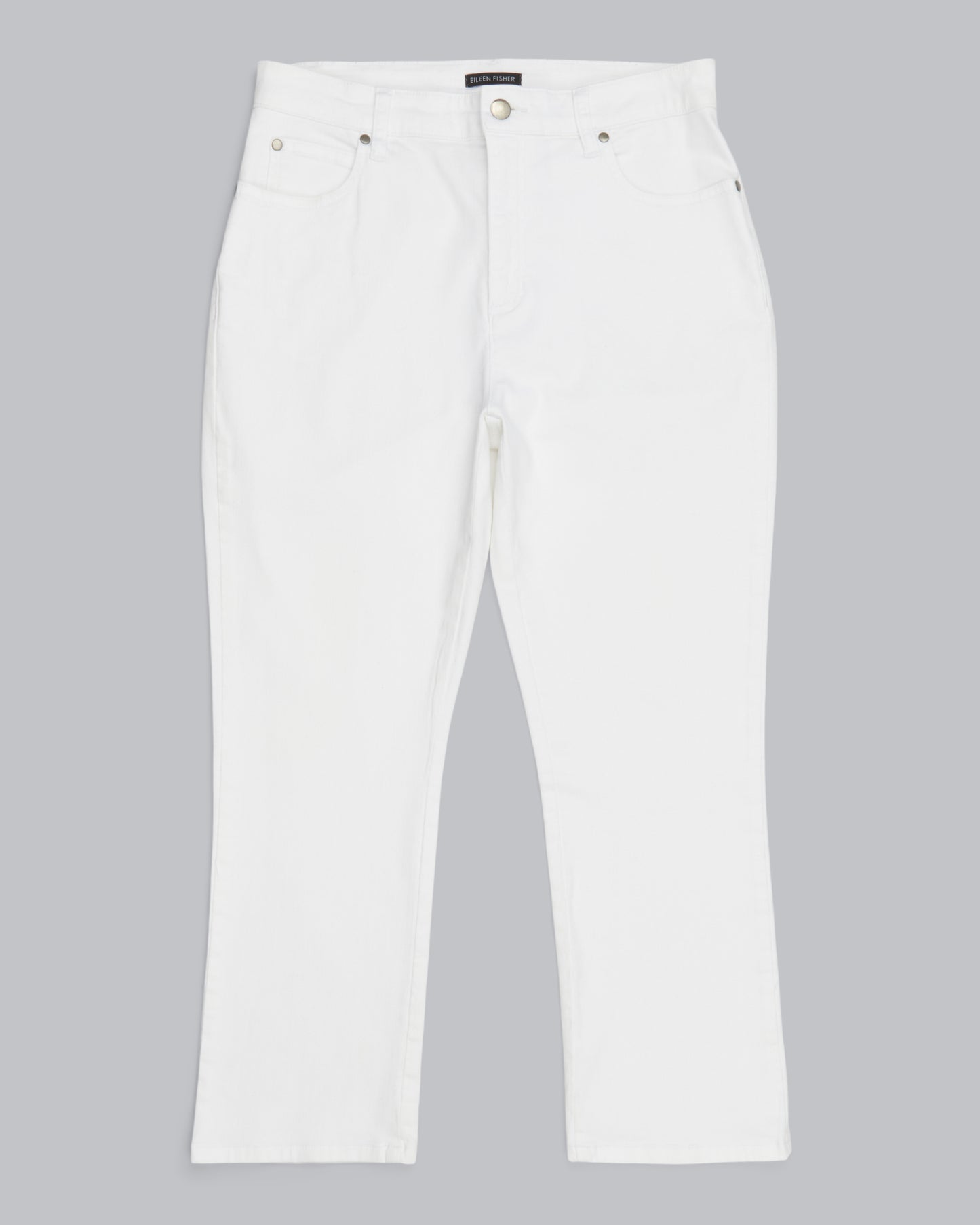 Garment Dyed Organic Cotton Stretch Denim Pant