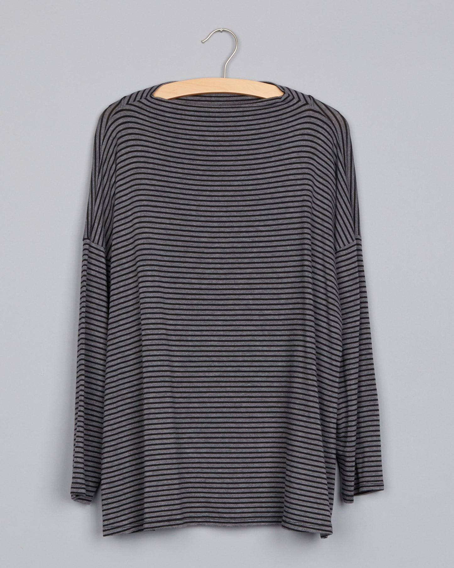 Tencel Stretch Terry Stripe Tee