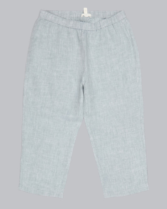 Yarn-Dyed Handkerchief Organic Linen Pant