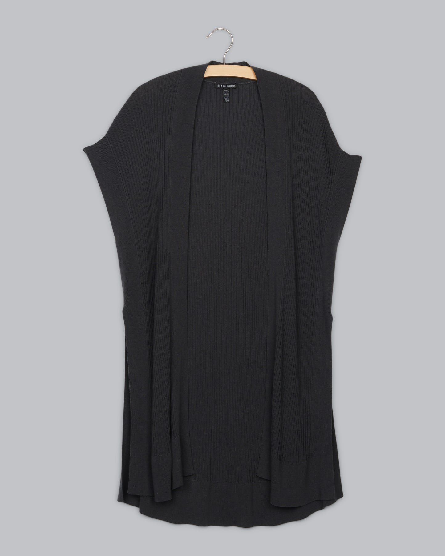 Sleek Tencel Rib Cardigan