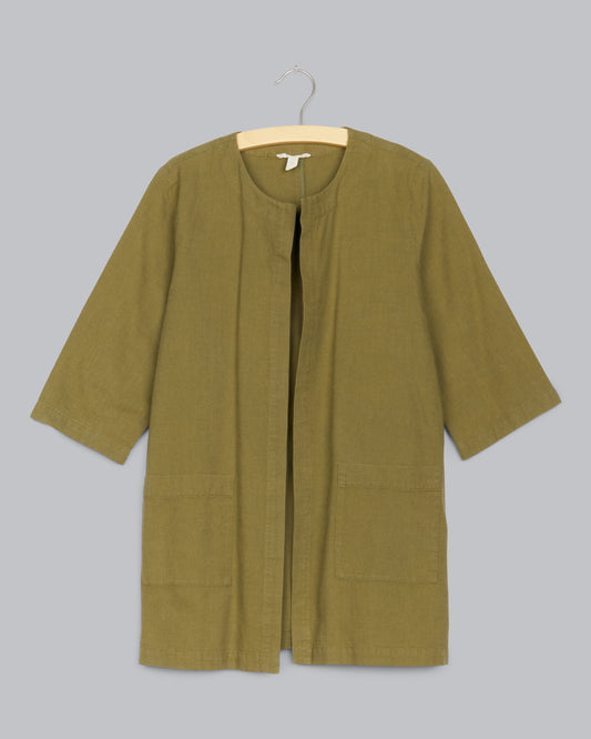 Cross-Dyed Ogranic Cotton Jacket