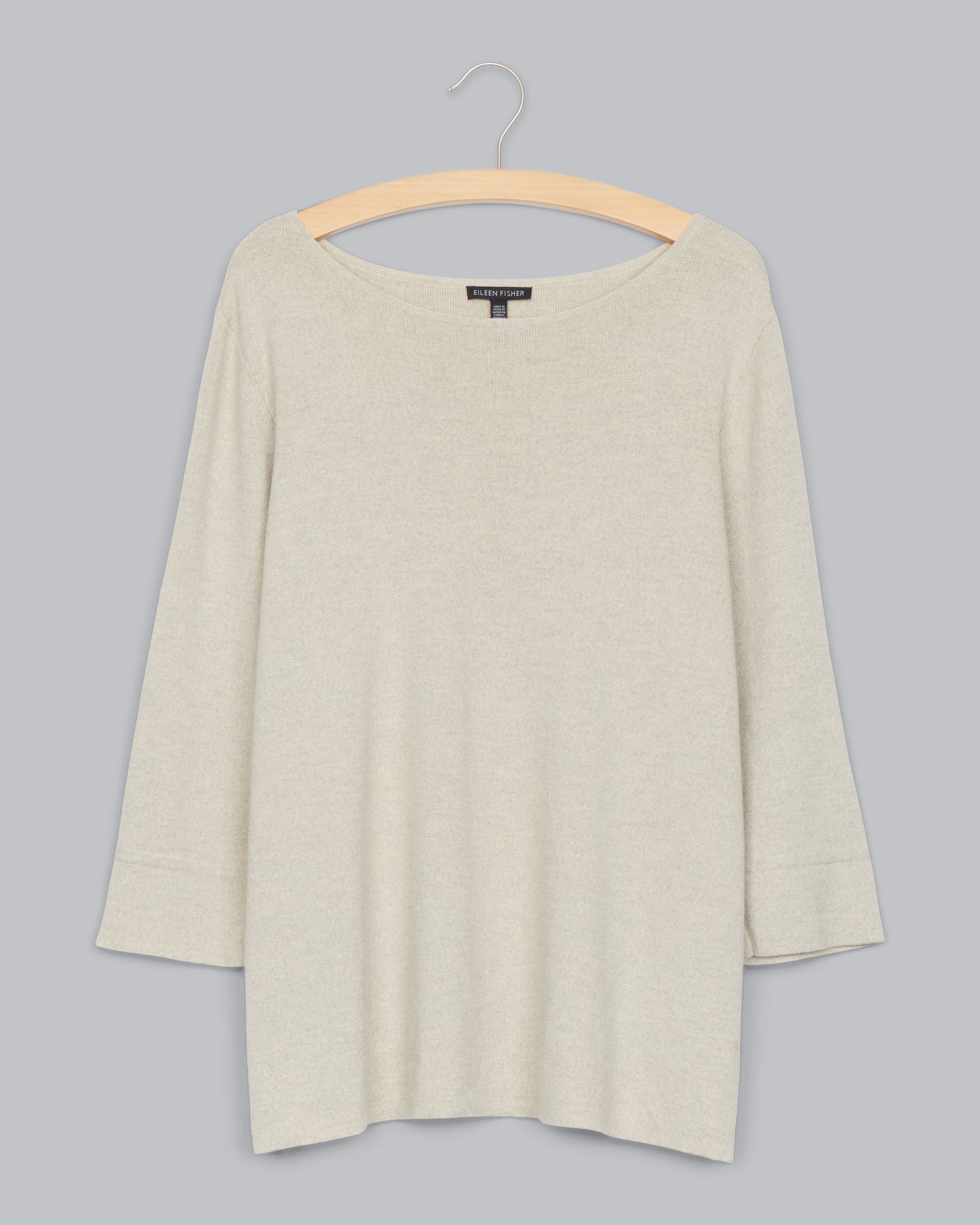 Washable Wool Crepe Pullover