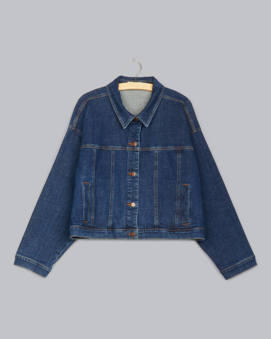 Organic Cotton Stretch Denim Jacket