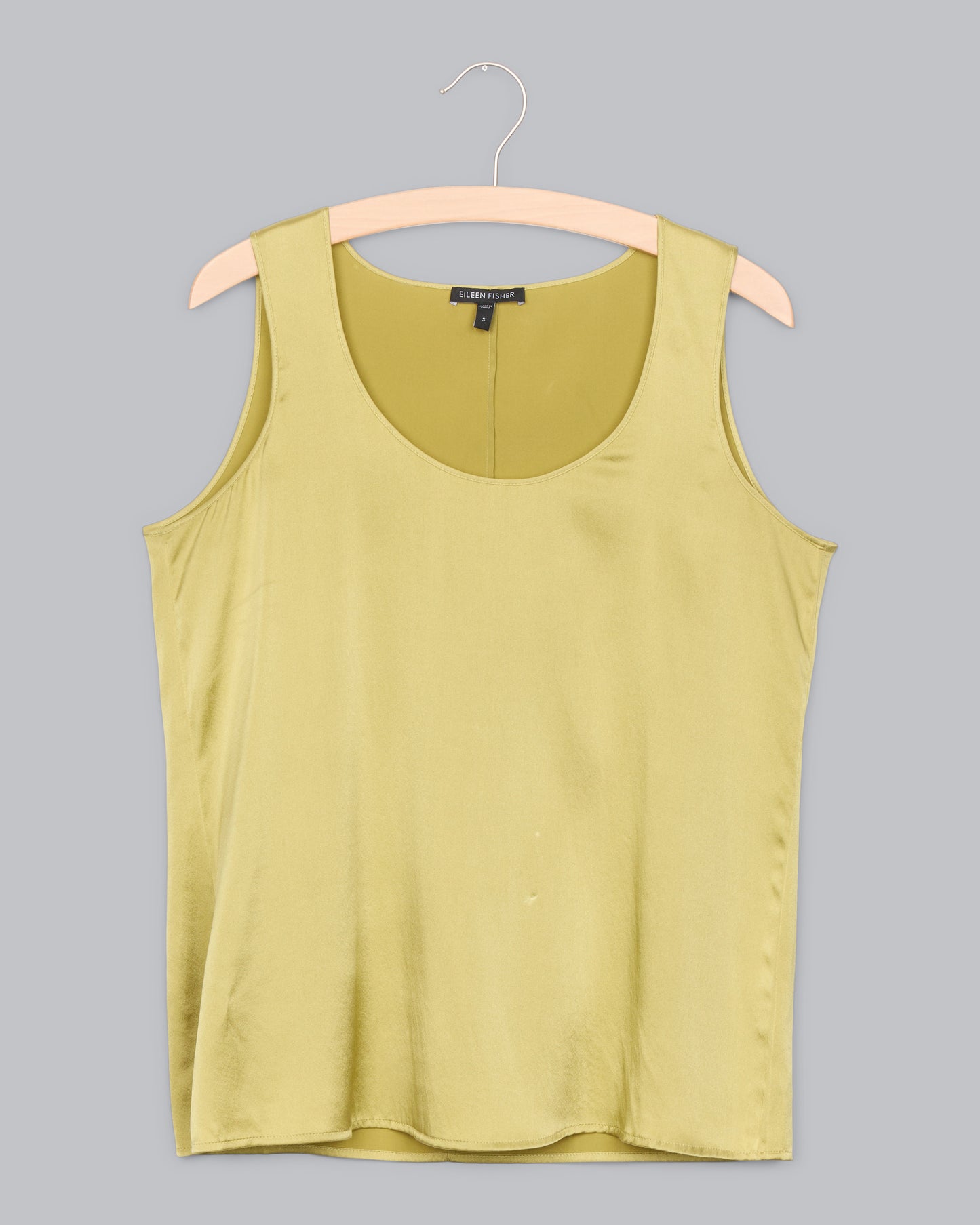 Stretch Silk Charmeuse Tank