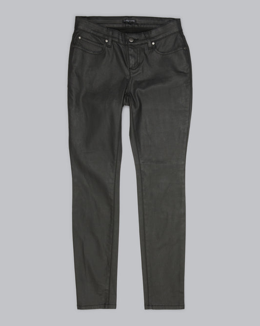 Waxed Organic Cotton Stretch Denim Pant