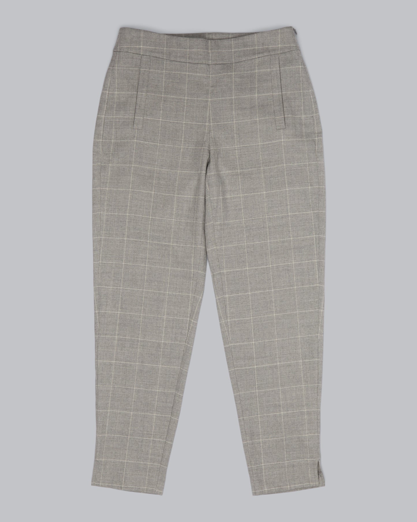 Heathered Stretch Flannel Plaid Pant