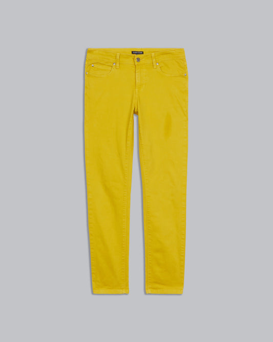 Garment Dyed Organic Cotton Stretch Denim Pant