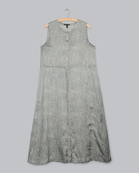 Wavy Silk Organic Cotton Dress