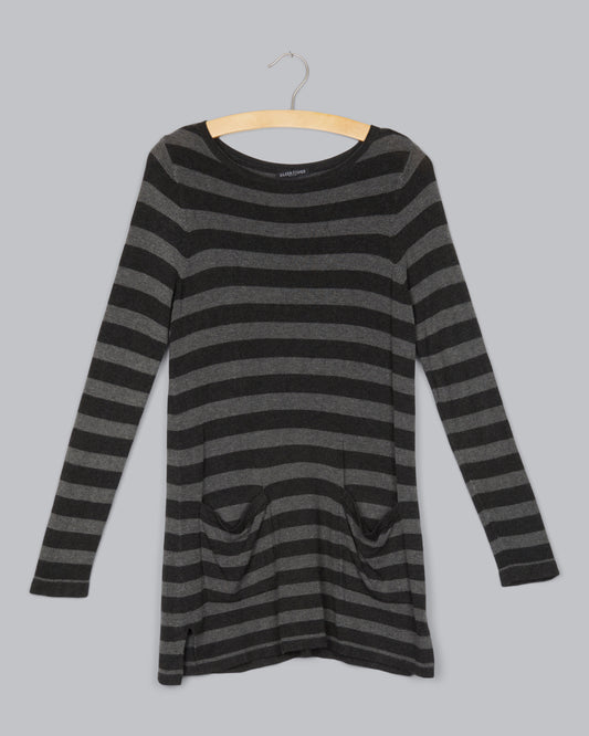 Cozy Viscose Stretch Stripe Pullover