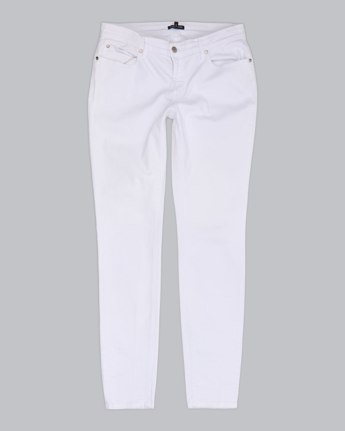 Garment Dyed Organic Cotton Stretch Denim Pant