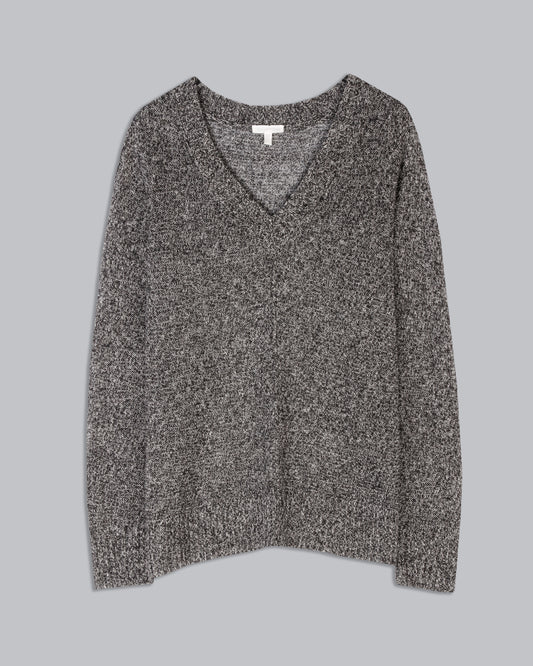 Multi-Tonal Mesh Pullover