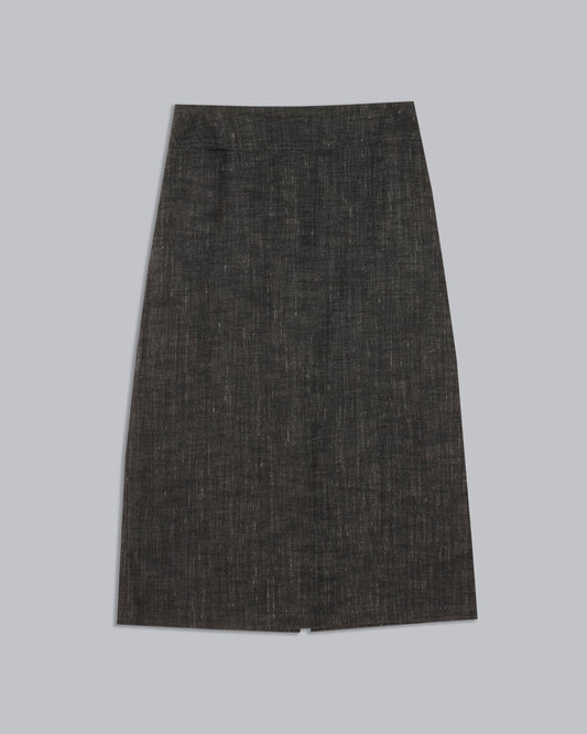 Cotton Cross Hatch Skirt