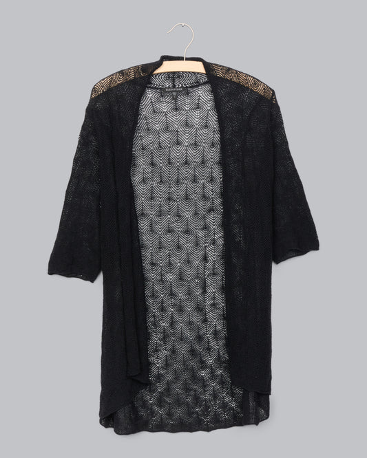 Superfine Washable Wool Diamond Cardigan