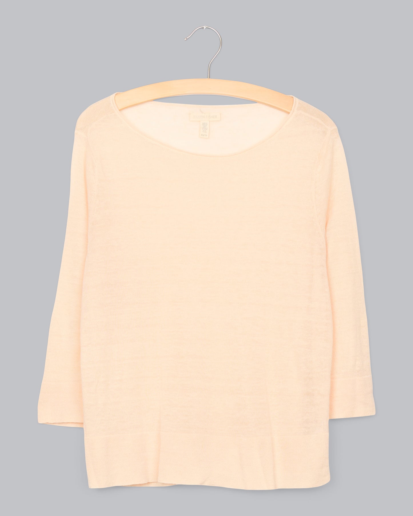 Fine Linen Crepe Knit Pullover