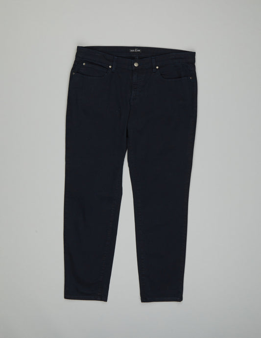 Garment Dyed Organic Cotton Stretch Denim Pant