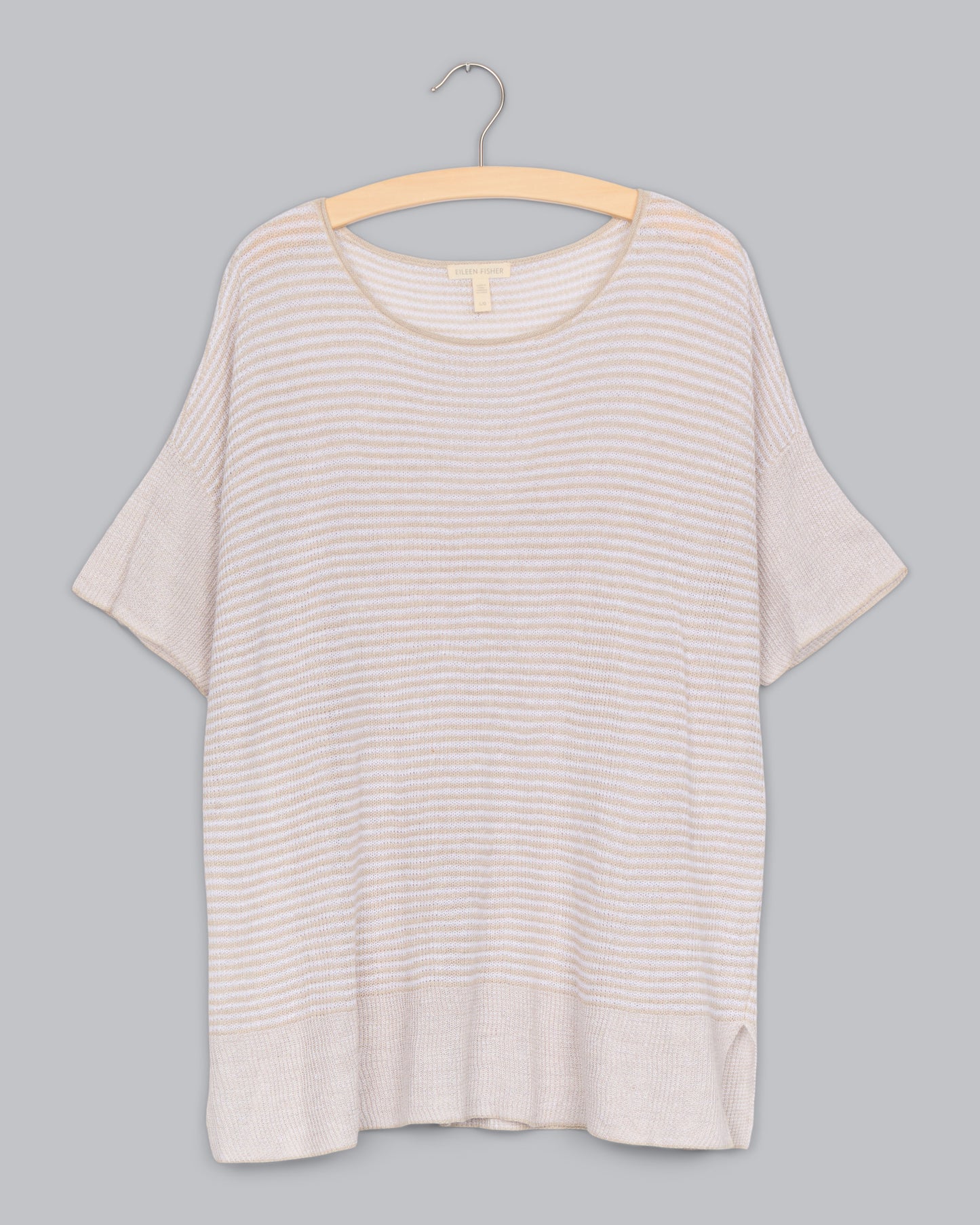 Organic Linen Stripe Pullover