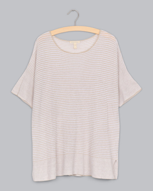 Organic Linen Stripe Pullover