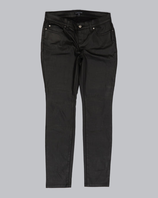 Waxed Organic Cotton Stretch Denim Pant