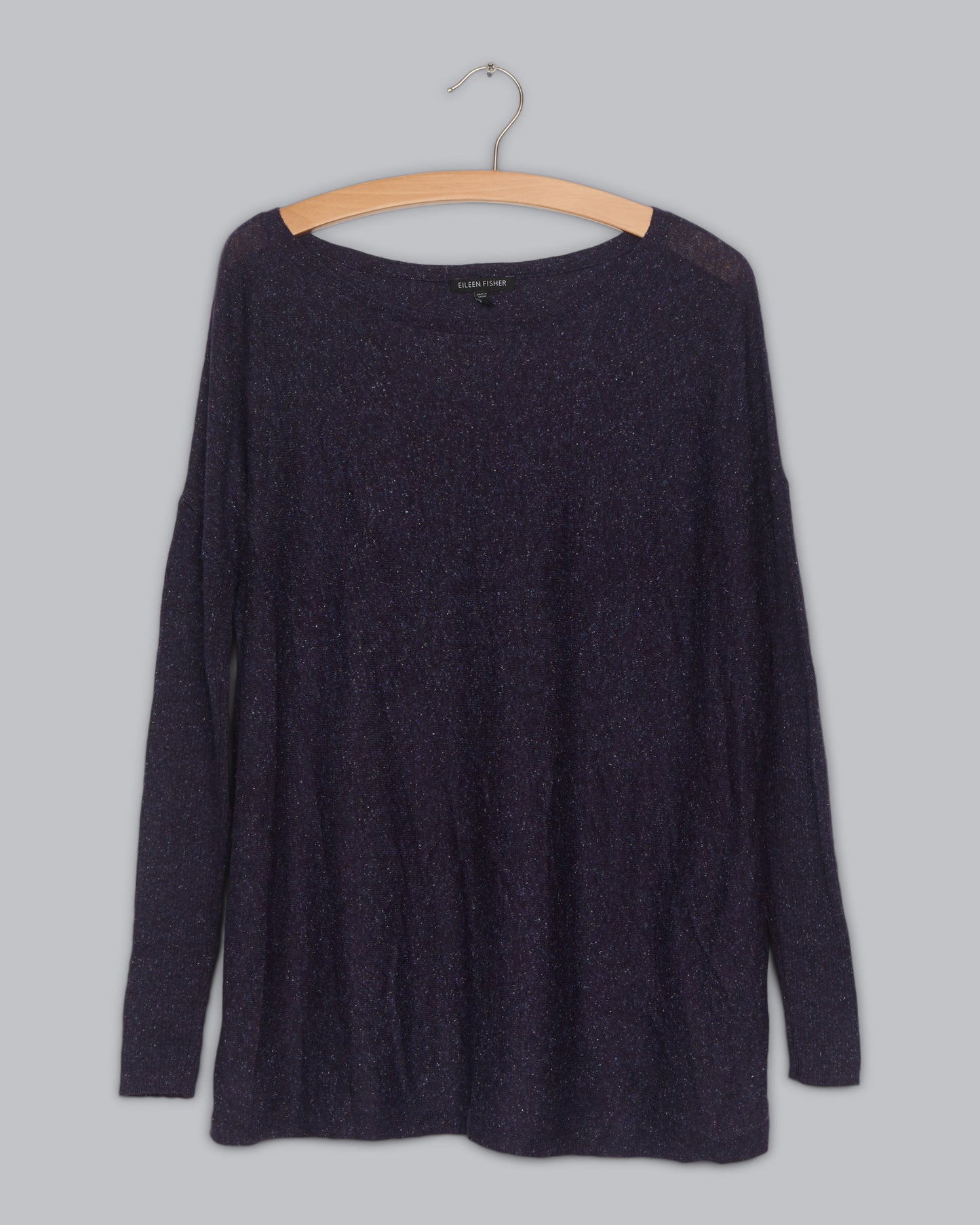 Weightless Wool Silk Speckle Pullover