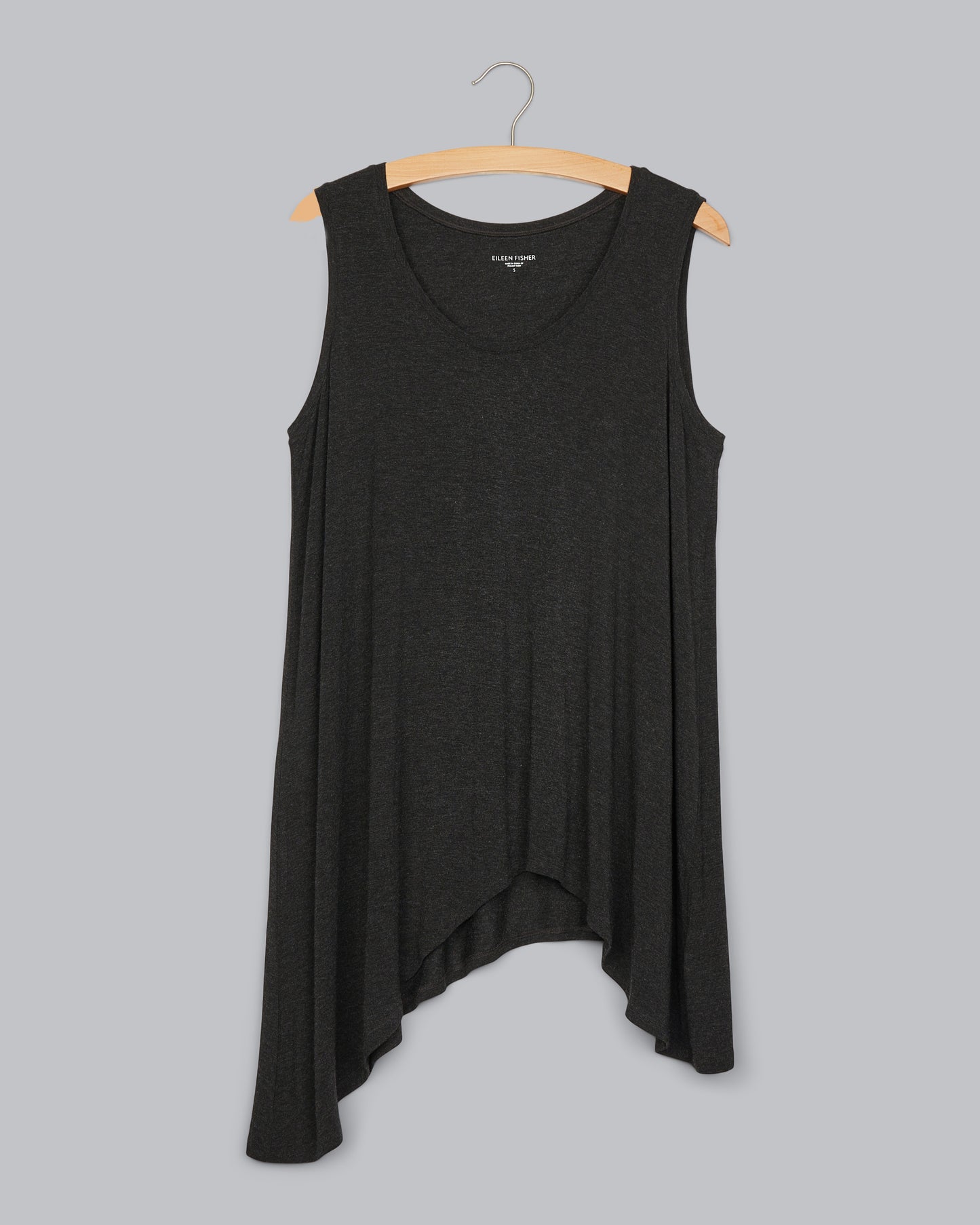 Stretch Viscose Jersey Mélange Tank