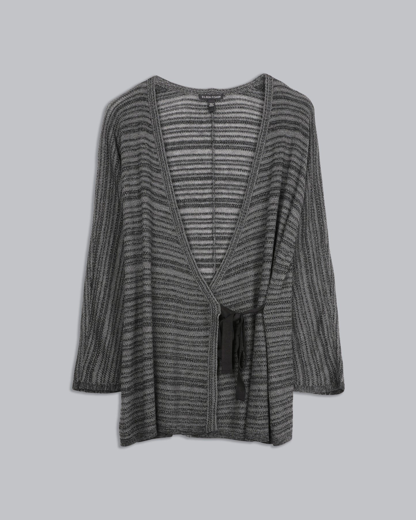 Sleek Tencel Merino Knit Texture Cardigan