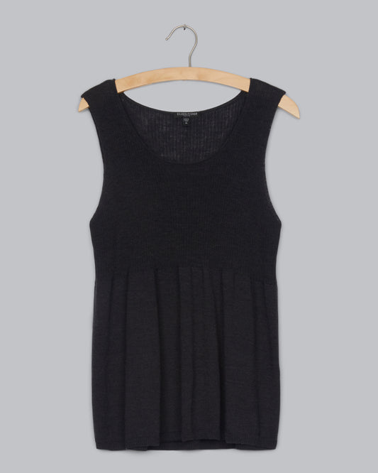 Washable Wool Rib Release Tank